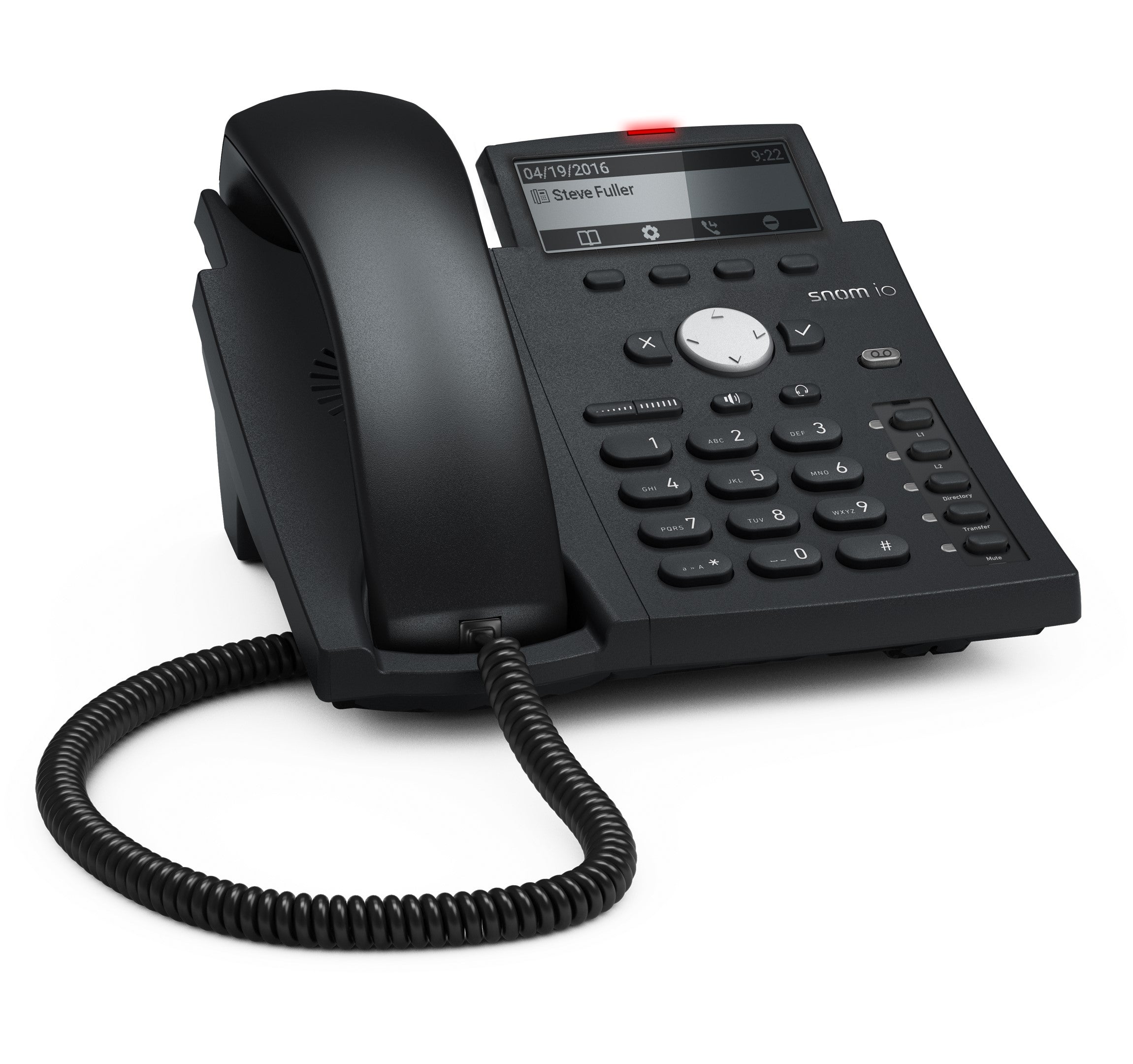 SNOM D315 Desk phone  3.2 inch high resolution b/w display, 5 programmable function keys with LEDs, USB port, Headset connectable SNOM D315 Desk phone  3.2 inch high resolution b/w display, 5 programmable function keys with LEDs, USB port, Headset connectable